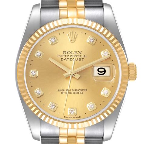 how much gold is in rolex datejust|Rolex Datejust 36 yellow gold.